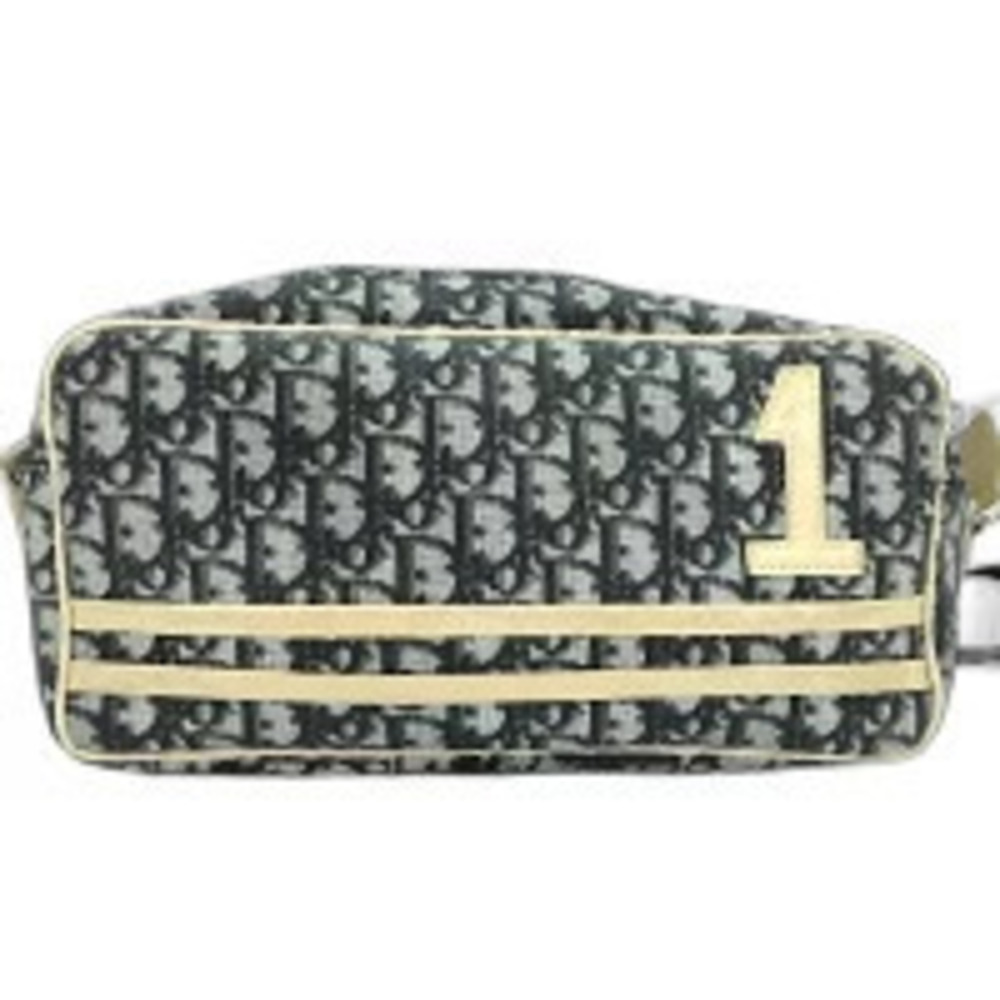 Christian Dior Trotter Shoulder Bag Black